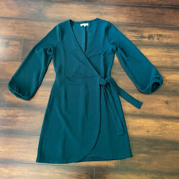 Madewell Texture & Thread Long-Sleeve Side-Tie Dress - Picture 4 of 12